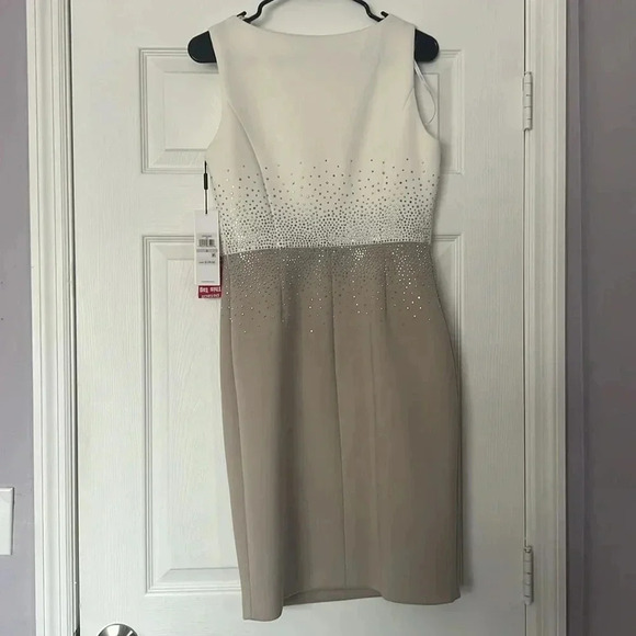 Calvin Klein Rhinestones Embellished Dress Size 6 - Picture 7 of 10